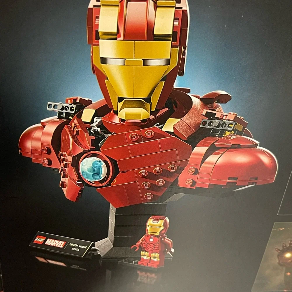 LEGO Marvel Iron Man MK4 Red & Gold Building Set (76327) 436Pcs 18+ NIB Sealed